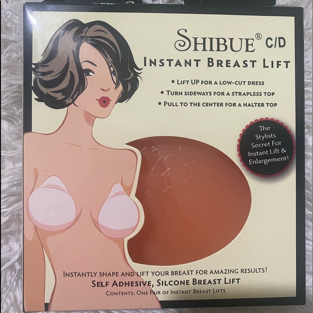 Self adhesive silicone breast lift